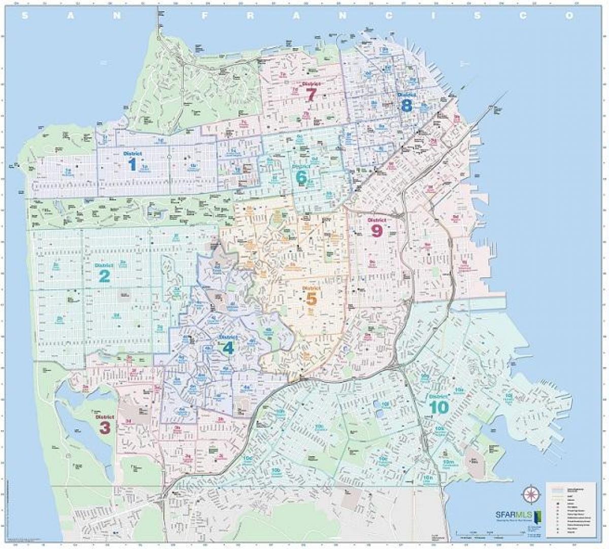 San Francisco mls hartă