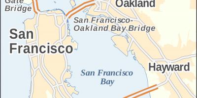 Harta San Francisco golden gate bridge