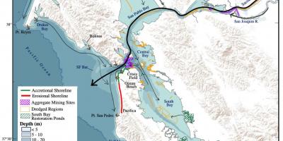 Harta a San Francisco bay adâncime