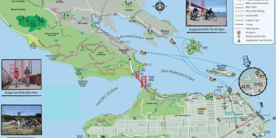 Harta San Francisco tur cu bicicleta