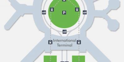 Harta SFO airport terminal 1