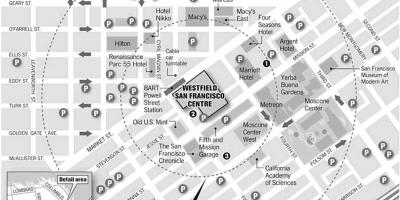 Harta westfield San Francisco