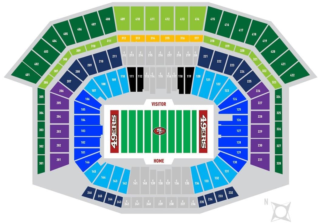 Harta 49ers parcare 