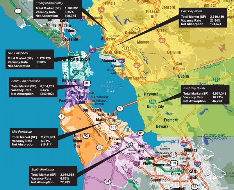 Harta bay area imobiliare