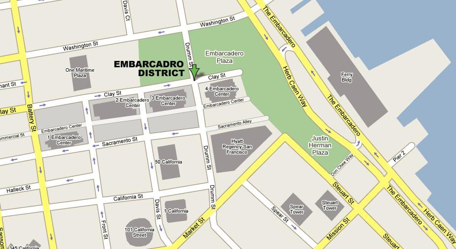 Harta embarcadero San Francisco