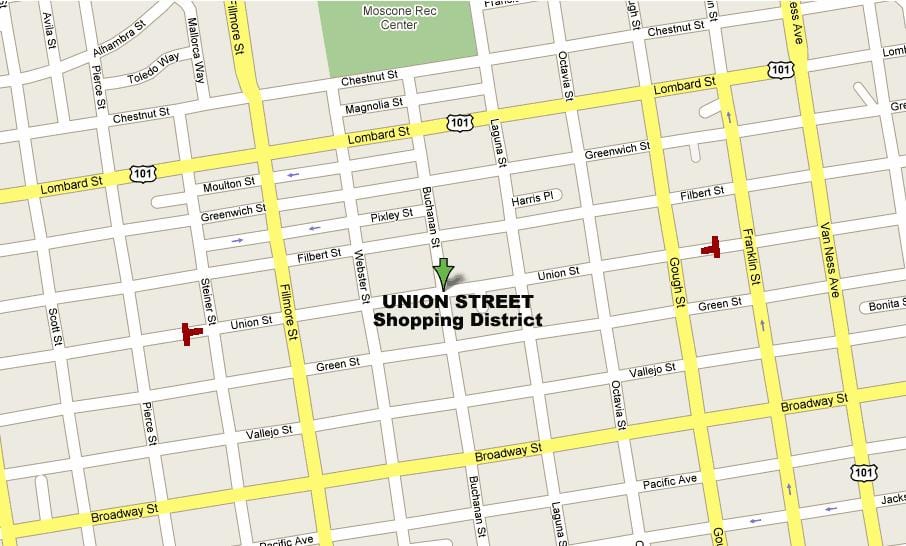 Harta de shop San Francisco