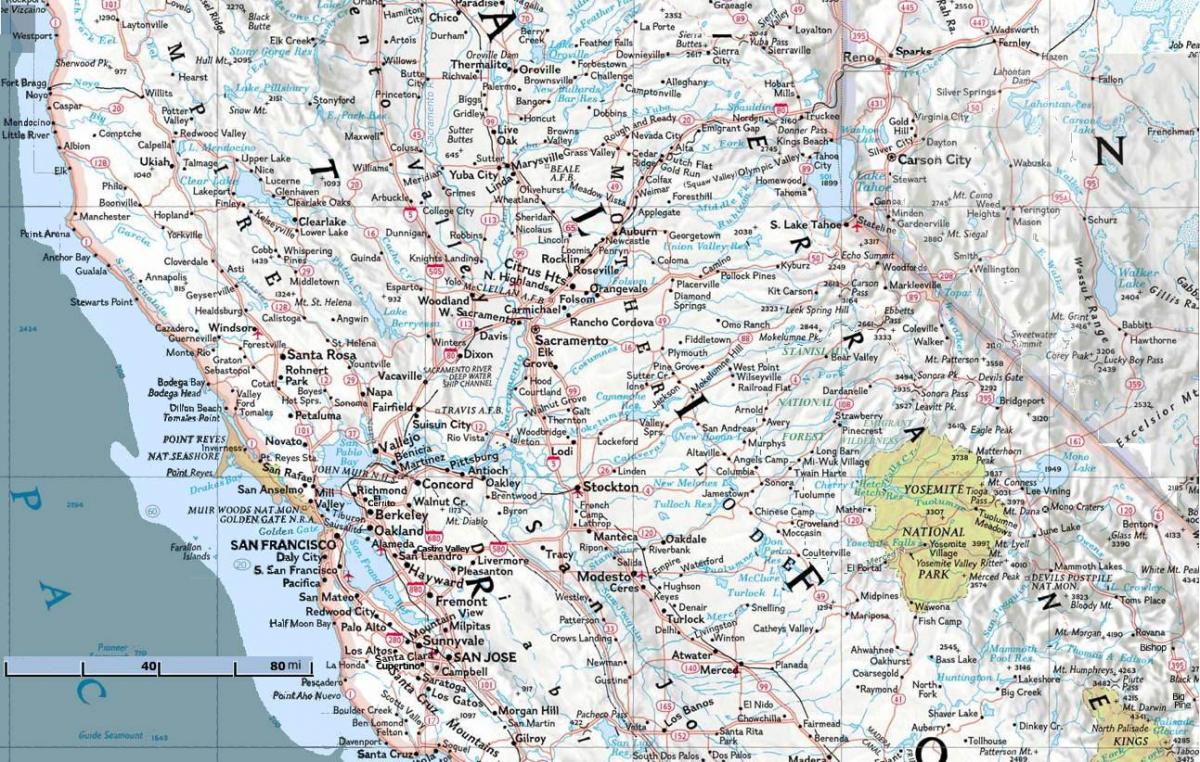 Harta de la nord de San Francisco