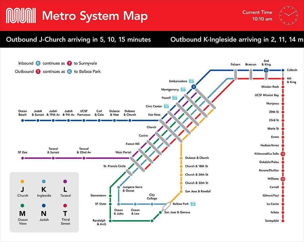 muni line hartă