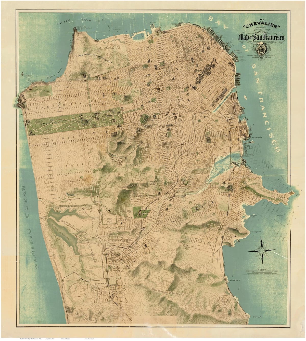 Harta old San Francisco