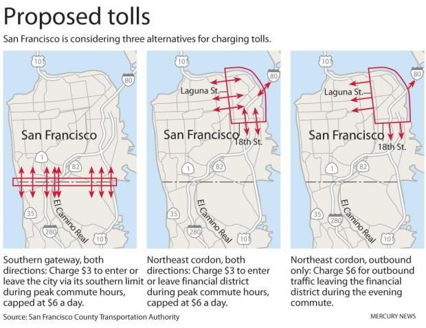 Harta San Francisco taxe