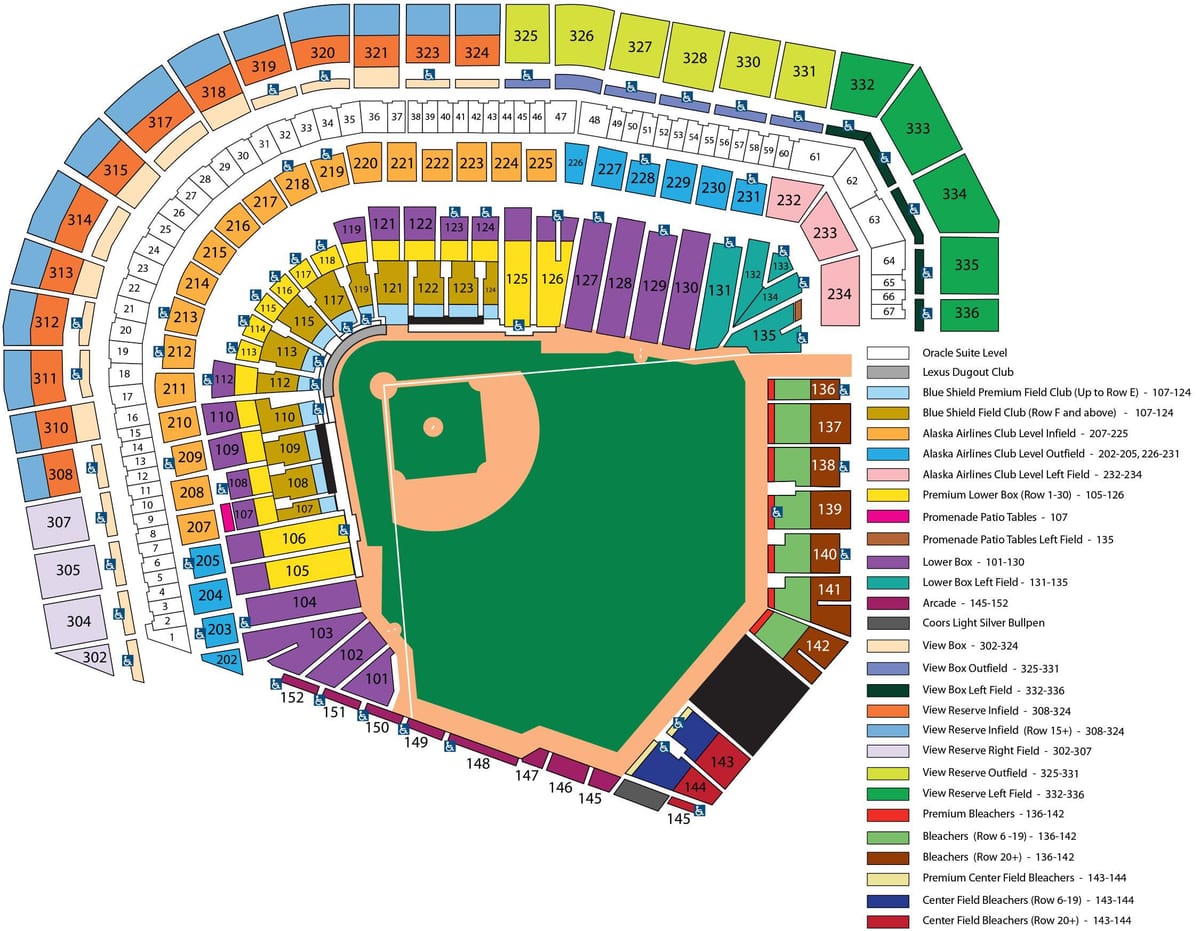 San Francisco giants scaun hartă