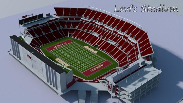 stadionul lui levi hartă 3d