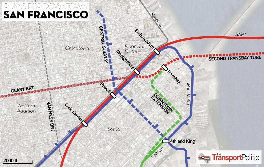 Harta transbay terminal