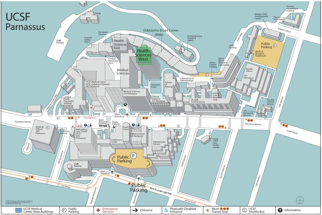 ucb parnassus campus d