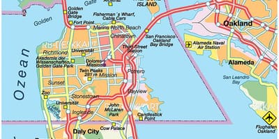 Harta comitatul San Francisco
