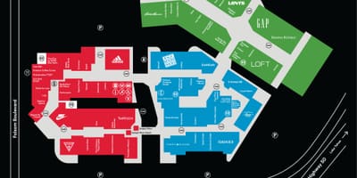 San Francisco premium outlets hartă