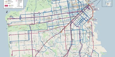 San francisco muni hartă