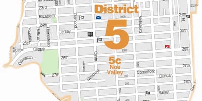 Harta noe valley San Francisco