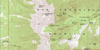 Harta San Francisco contur