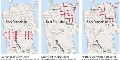 Harta San Francisco taxe