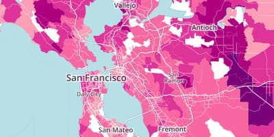 Harta bay area imobiliare