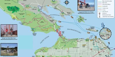 Harta San Francisco tur cu bicicleta