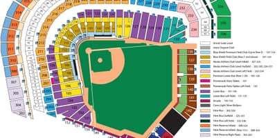 San Francisco giants scaun hartă