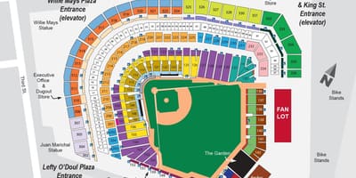 San Francisco giants stadium hartă
