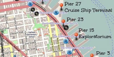 Harta de SF metru de parcare