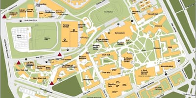 San Francisco state university campus hartă