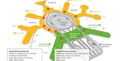 SFO terminal 2 poarta hartă