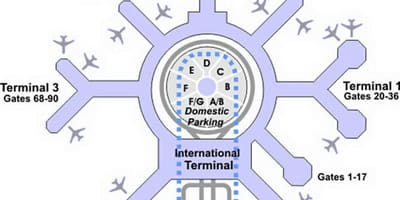 Harta SFO terminal g