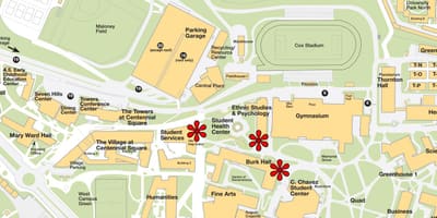 San Francisco state university hartă