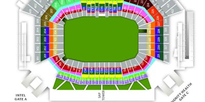 Harta levi ' s stadium poarta