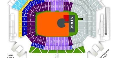 Stadionul lui Levi suite hartă