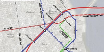 Harta transbay terminal